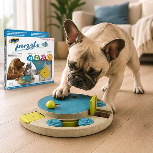 Puzzle Interactiv cu Recompense pentru Câini si Pisici - Hilton