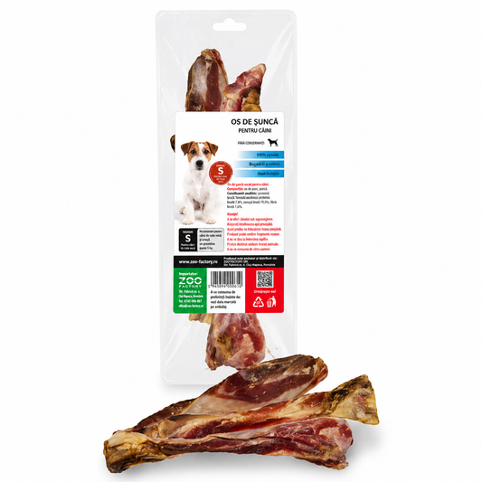 Os Prosciutto natural pentru câini talie mică Hilton 50g, snack pentru ros